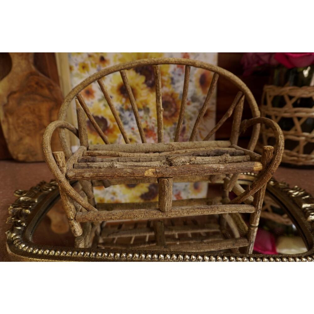 Wooden ( Made of Branches) - accent seat40